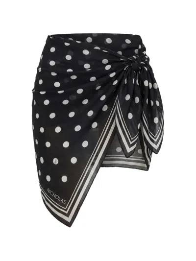 Nicholas Ursa Mini Sarong In Black