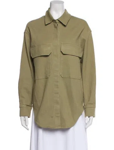 Pre-owned Nicholas Utility Jacket In Green