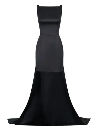 Nicholas Valentina High-low Mini Dress In Black