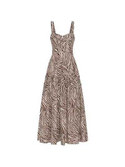 Nicholas Valeria Printed Mini Dress In Multi