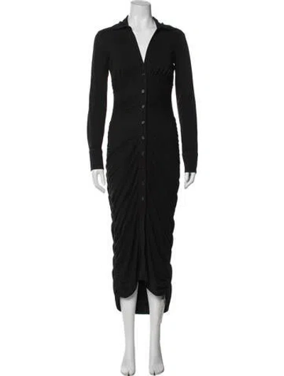 Pre-owned Nicholas V-neck Long Dress W/ Tags In Blue