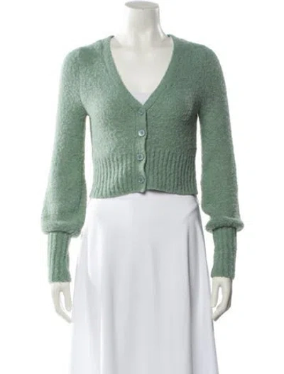 Pre-owned Nicholas V-neck Sweater In Green