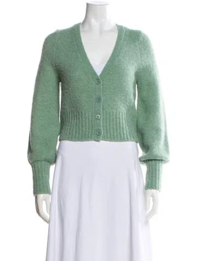 Pre-owned Nicholas V-neck Sweater In Green