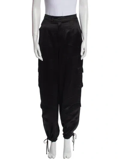 Pre-owned Nicholas Wide Leg Pants In Black