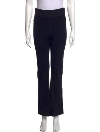 Pre-owned Nicholas Wide Leg Pants In Black