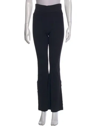 Pre-owned Nicholas Wide Leg Pants In Black