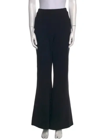Pre-owned Nicholas Wide Leg Pants In Black