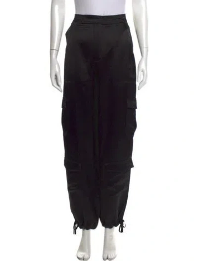 Pre-owned Nicholas Wide Leg Pants In Black