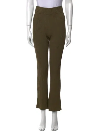 Pre-owned Nicholas Wide Leg Pants In Green