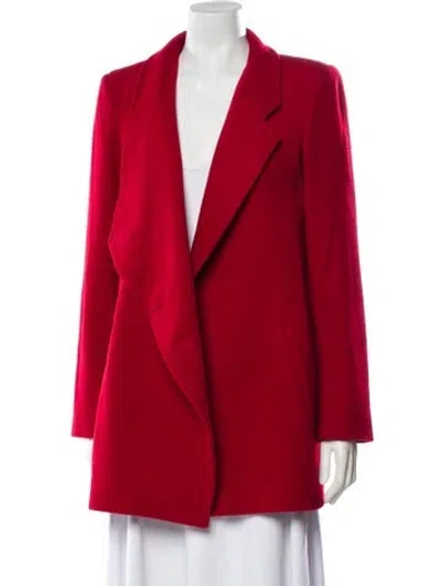 Pre-owned Nicholas Wool Blazer In Red