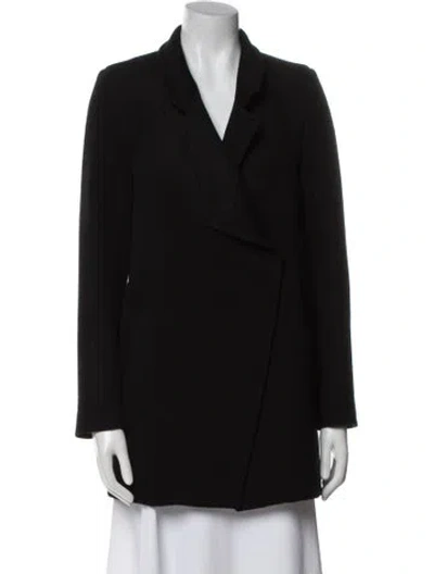 Pre-owned Nicholas Wool Coat In Black