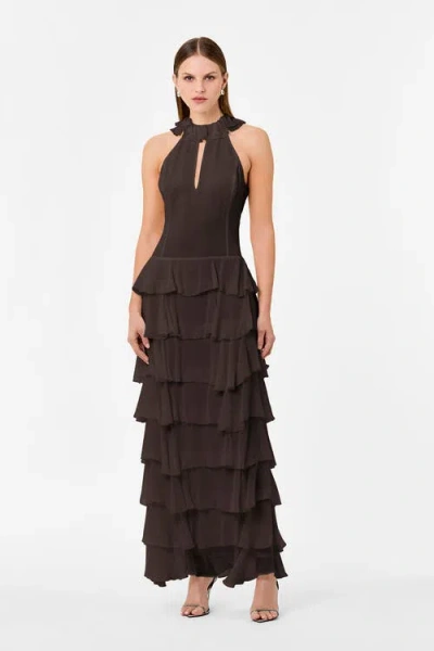 Nicholas Yasira Dress In Brown