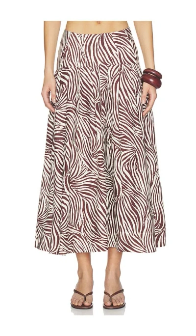 Nicholas Yasmin Skirt In Brown