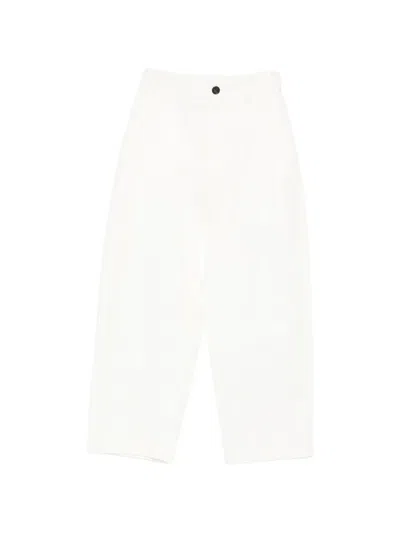 Nicholson & Nicholson Button-fastening Trousers In White