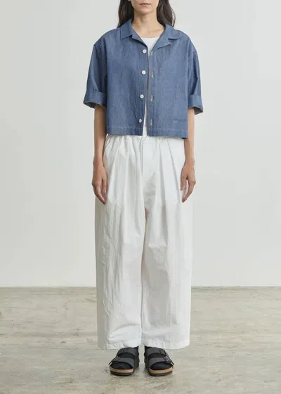 Nicholson & Nicholson Hakama Woven Pant In White