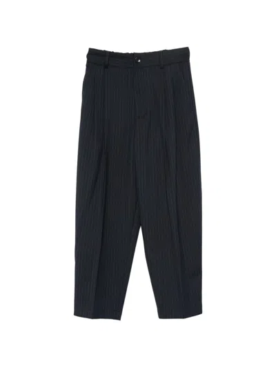 Nicholson & Nicholson Wool Blend Trousers In Blue