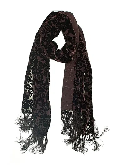 Pre-owned Nick & Nora Scarf In Brown