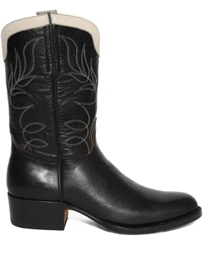 Nick Fouquet Amarillo Western Boots In Black