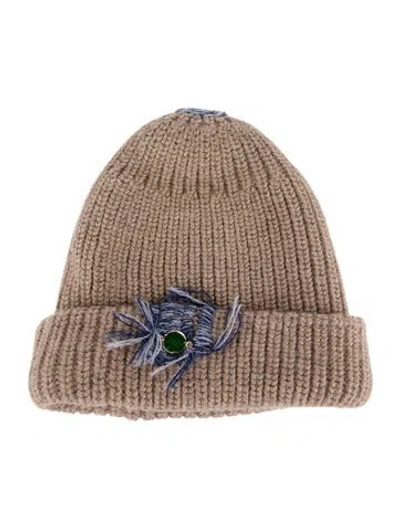 Pre-owned Nick Fouquet Baby Alpaca Beanie In Neutral