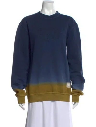 Pre-owned Nick Fouquet Crew Neck Long Sleeve Sweatshirt In Blue