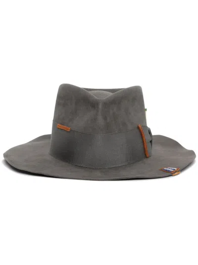 Nick Fouquet Frisco Kid Fedora Hat In Grey