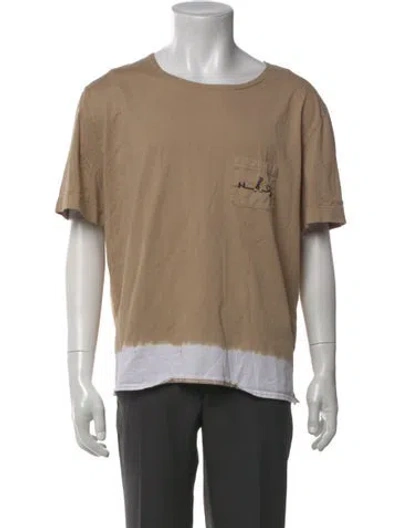 Pre-owned Nick Fouquet Graphic Print Crew Neck T-shirt In Neutral