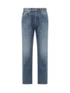 Nick Fouquet Jeans With Embroidery In Blue