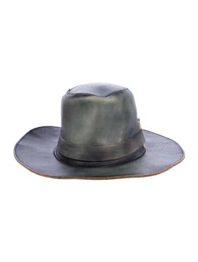 Pre-owned Nick Fouquet Leather Embellished Hat In Multi
