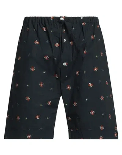Nick Fouquet Man Shorts & Bermuda Shorts Black Size 38 Cotton