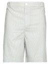 Nick Fouquet Man Shorts & Bermuda Shorts Cream Size 30 Cotton In White