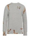 Nick Fouquet Man Sweater Light Grey Size M Virgin Wool, Cashmere In Grey
