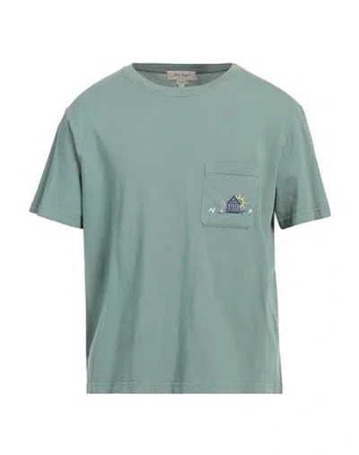 Nick Fouquet Man T-shirt Sage Green Size Xxl Cotton