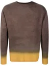 Nick Fouquet Ombré Sweater In Brown