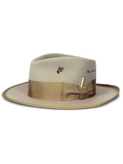 Nick Fouquet Savage Coast Hat In Beige