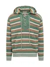 Nick Fouquet Man Sweater Sage Green Size Xl Linen, Cotton In Green