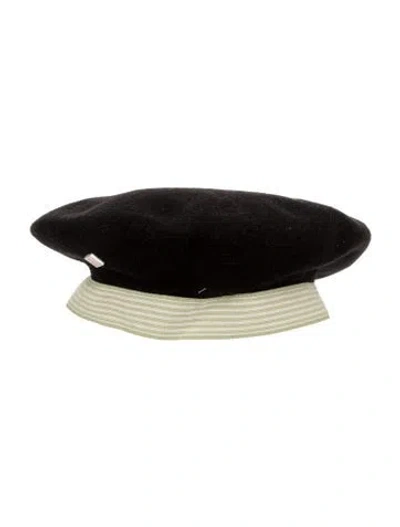 Pre-owned Nick Fouquet Wool Beret Hat In Black