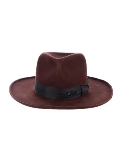 Pre-owned Nick Fouquet Wool Panama Hat In Brown