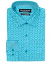 Nick Graham Men's Hexagon Star Dress Shirt