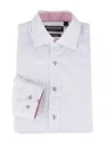 Nick Graham Men's Honeycomb Modern Fit Dress Shirt In Grey