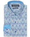 Nick Graham Men's Royal Paisley Dress Shirt