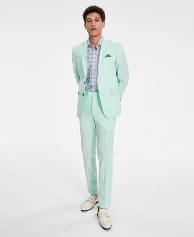 Nick Graham Men's Slim Fit Stretch Suits In Mint