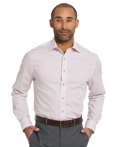 Nick Graham Men's Woven Mosaic Geometric Dress Shirt In Neutral