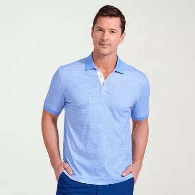 Nick Graham Mens Short Sleeve Polo Shirt In Blue