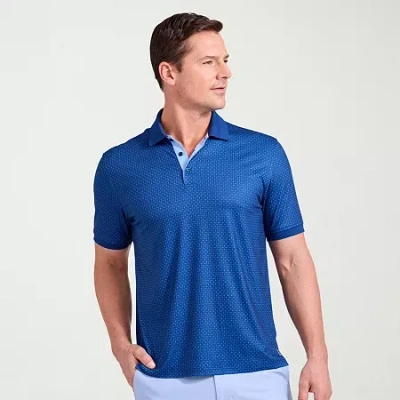 Nick Graham Mens Short Sleeve Polo Shirt In Blue