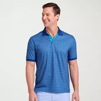 Nick Graham Mens Short Sleeve Polo Shirt In Blue