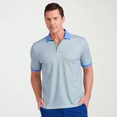 Nick Graham Mens Short Sleeve Polo Shirt In Blue