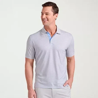 Nick Graham Mens Short Sleeve Polo Shirt In Gray