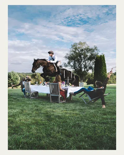 Nick Mele Fine Art Party Crasher Framed Photographic Print By Nick Mele In Multi