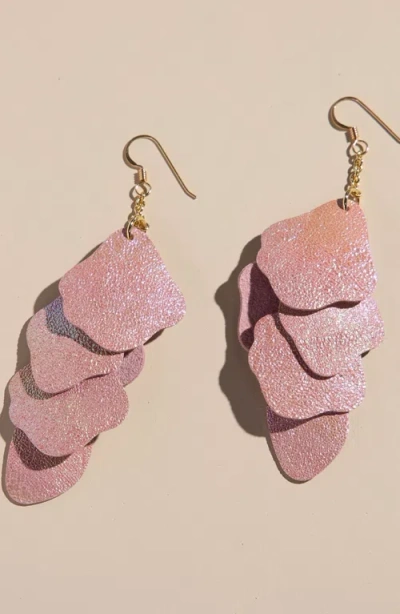 Nickel & Suede Florence Earrings