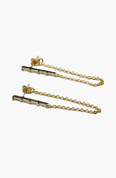 Nickel & Suede Lucia Statement Earrings